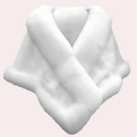 Warm Fur Scarf for Women - Elin-White-State of Style