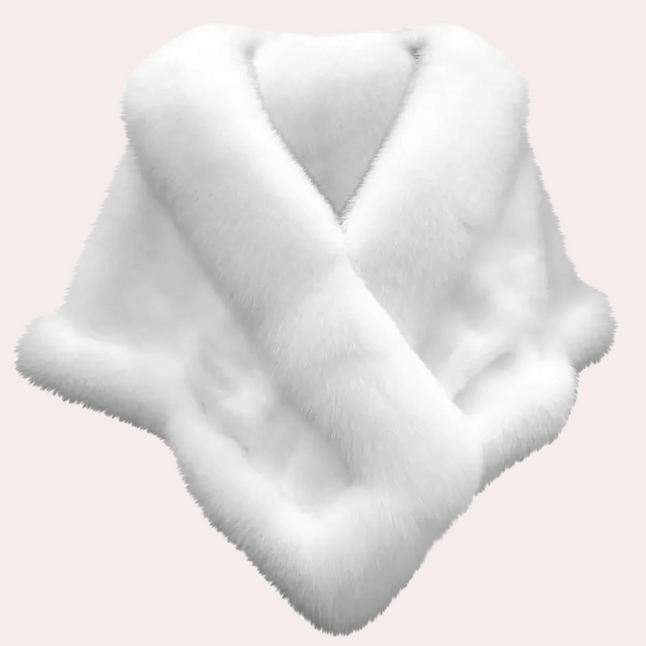 Warm Fur Scarf for Women - Elin-White-State of Style