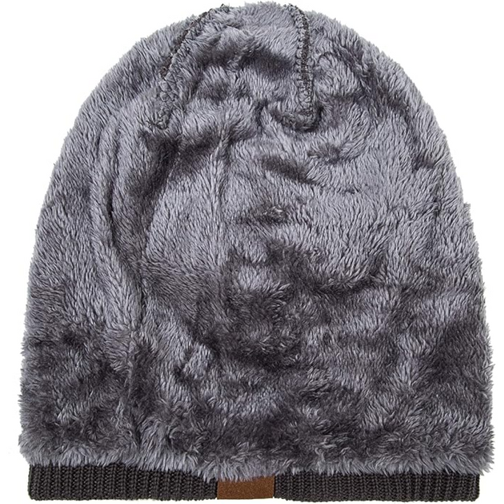 Warm Knitted Beanie – Yves-Orange-State of Style