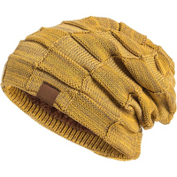 Warm Knitted Beanie – Yves-Yellow-State of Style