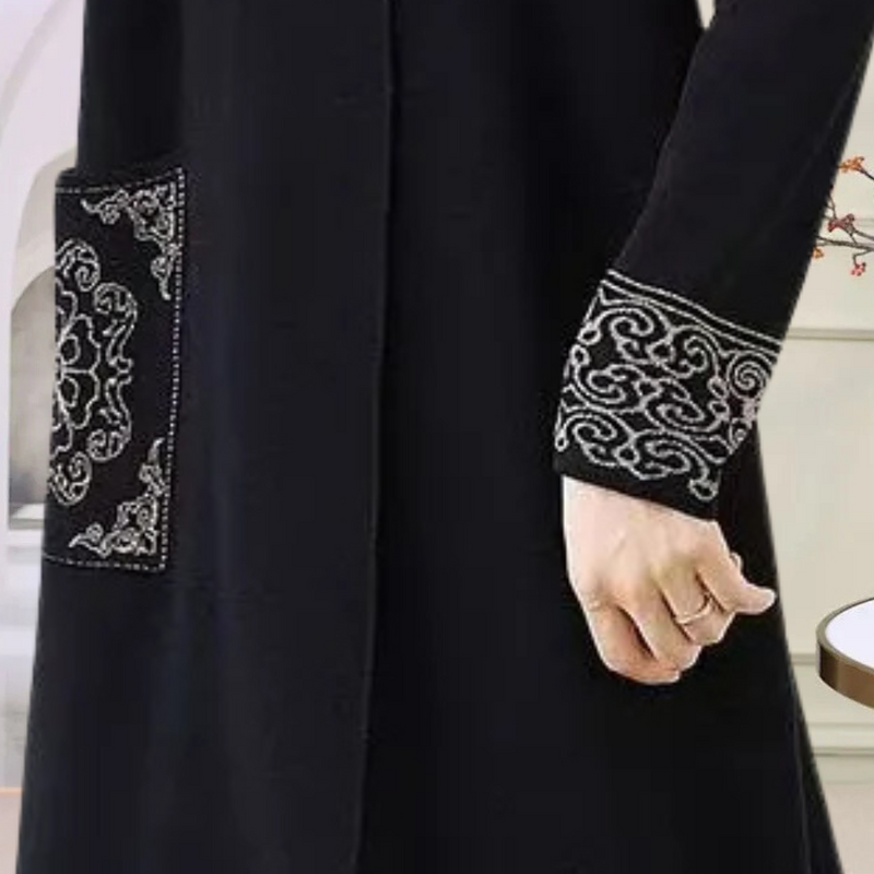 Warm Knitted Midi Dress - Vanya-XS-State of Style