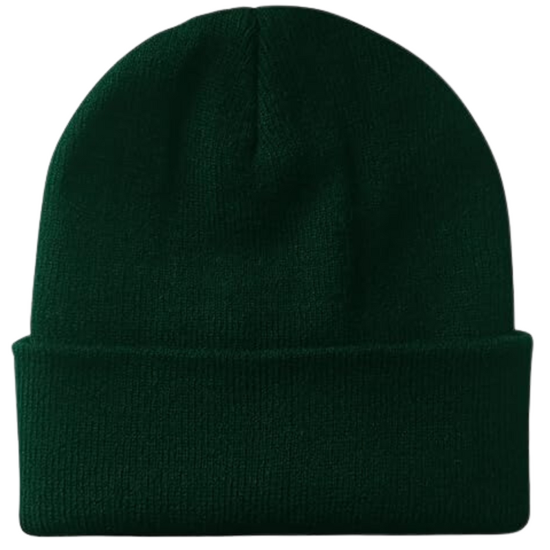 Warm Knitted Winter Hat - CozyCap-Dark green-State of Style
