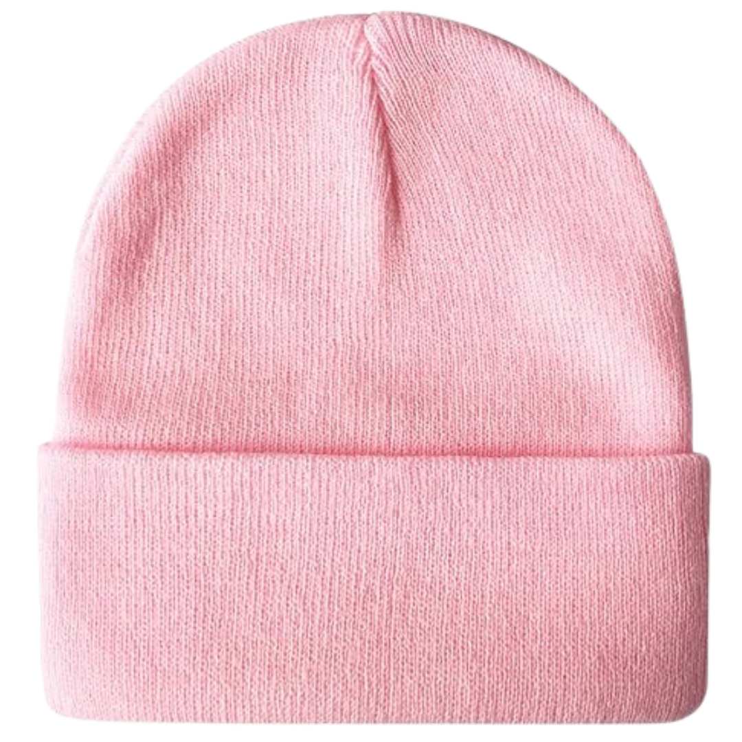 Warm Knitted Winter Hat - CozyCap-Pink-State of Style
