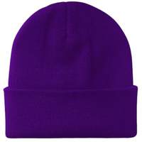 Warm Knitted Winter Hat - CozyCap-Purple-State of Style