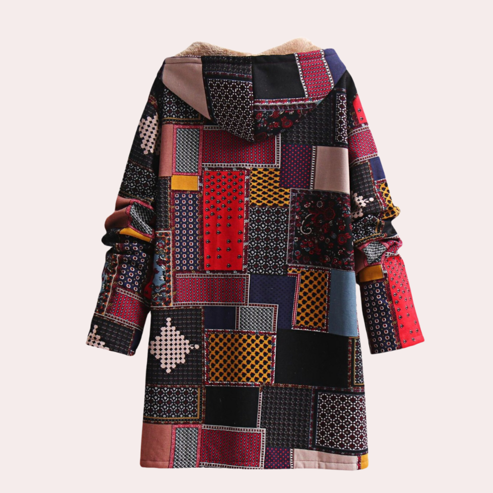 Warm Ladies' Coat with Hood - Amara-Green-XS-State of Style