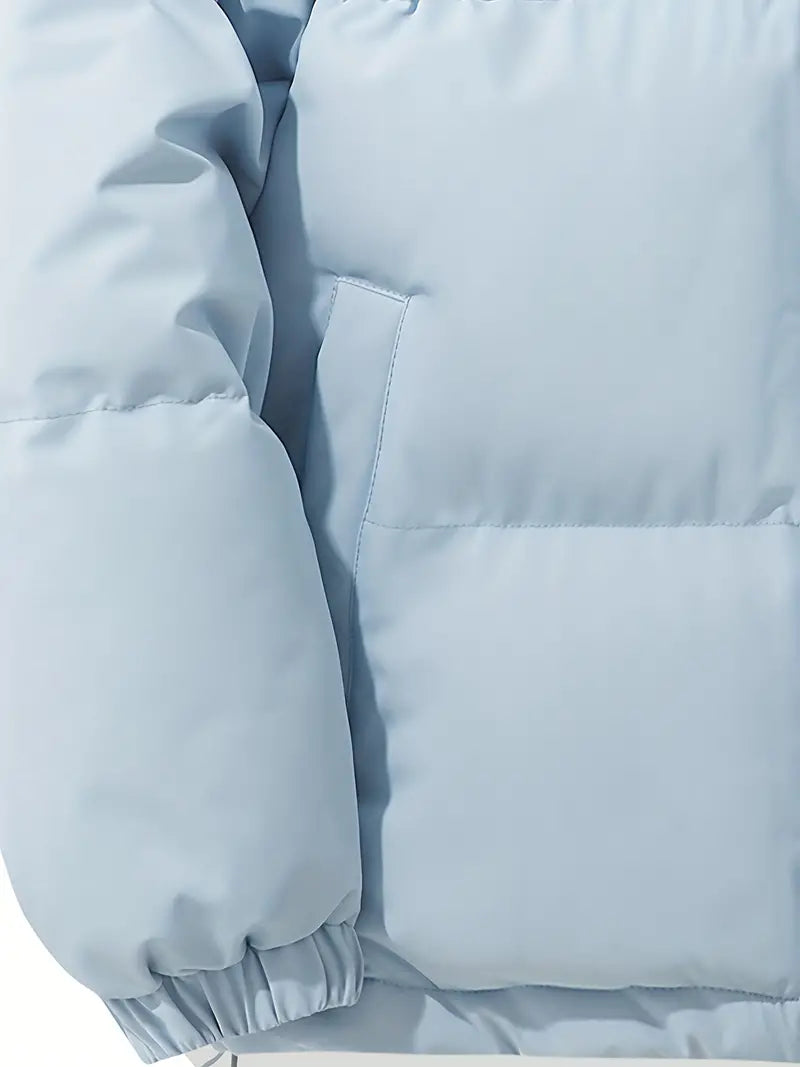 Warm Ladies Jacket with Hood - Aurelia-Pink-M-State of Style