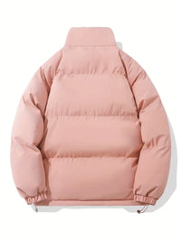 Warm Ladies Jacket with Hood - Aurelia-Pink-M-State of Style