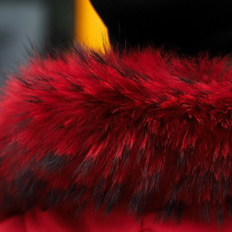 Warm Ladies Puffer Jacket with Hood - Livia-Pink-XS-State of Style