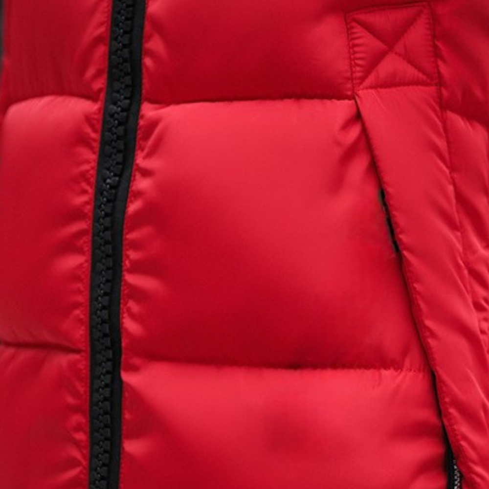 Warm Ladies Puffer Jacket with Hood - Livia-Pink-XS-State of Style