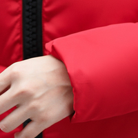 Warm Ladies Puffer Jacket with Hood - Livia-Pink-XS-State of Style