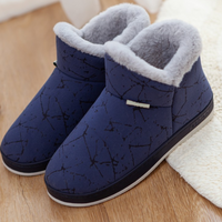 Warm Ladies' Slippers for Winter - Livia-Blue-3-State of Style