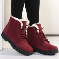 Warm Ladies Winter Boots - Aria-Red-3.0-State of Style