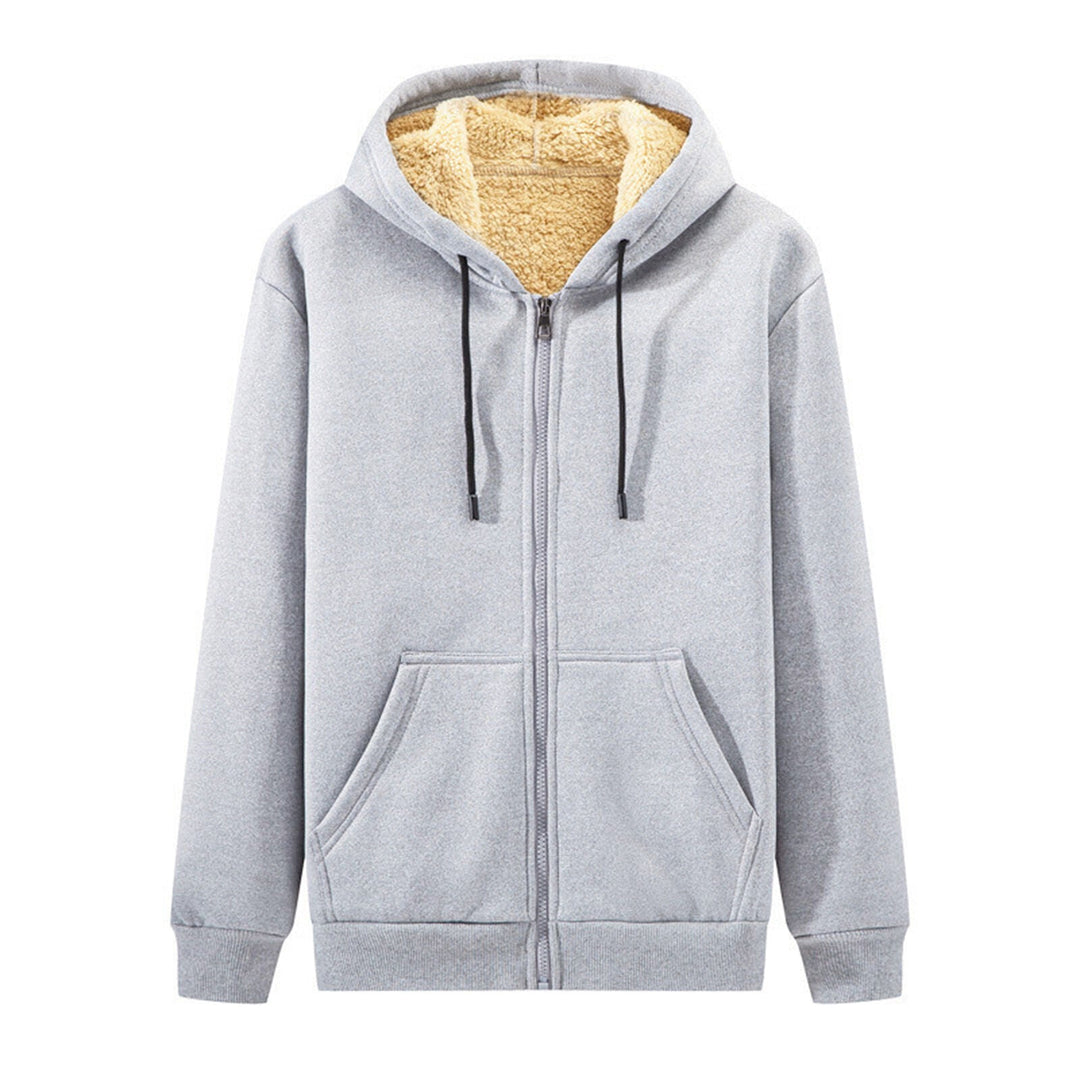 Warm Lamb Hooded Jacket | Oversized & Comfy-Gray-M-State of Style