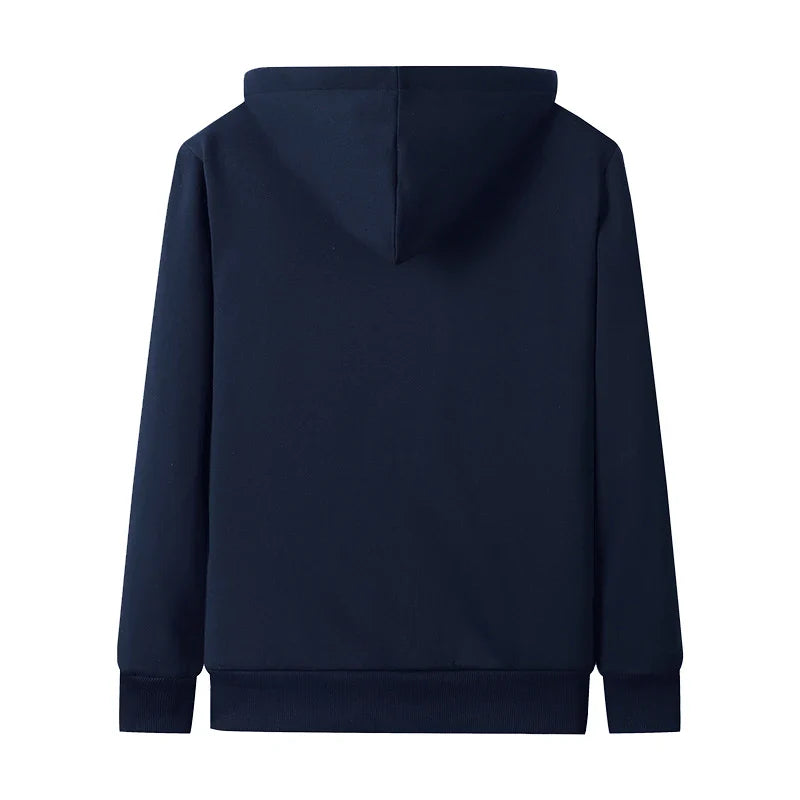 Warm Lamb Hooded Jacket | Oversized & Comfy-Navy Blue-M-State of Style