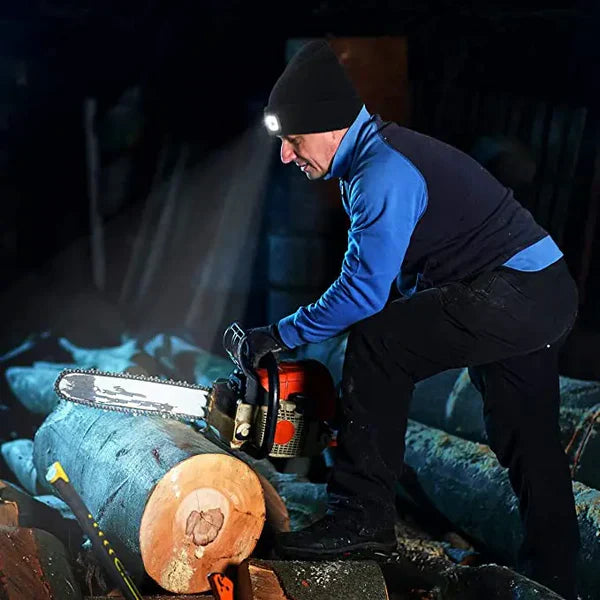 Warm LED Beanie Hat with Light - Robin-Blue-State of Style