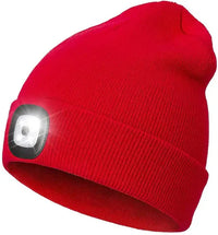 Warm LED Beanie Hat with Light - Robin-Red-State of Style