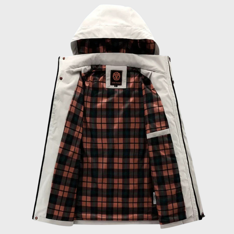 Warm Leisure Jacket for Men - Nicolas-White-S-State of Style