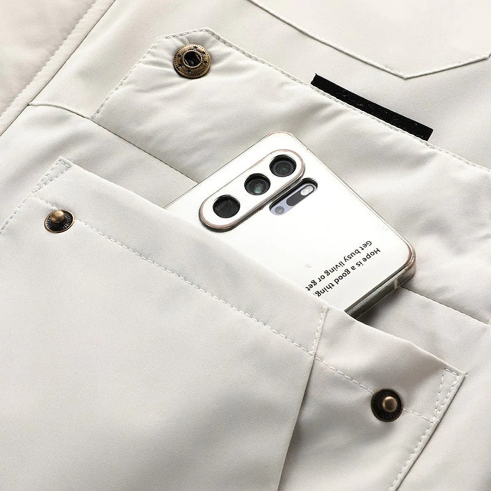 Warm Leisure Jacket for Men - Nicolas-White-S-State of Style
