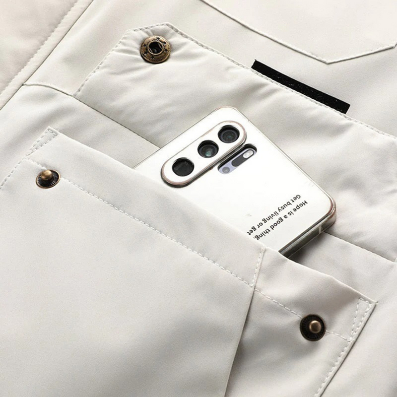 Warm Leisure Jacket for Men - Nicolas-White-S-State of Style
