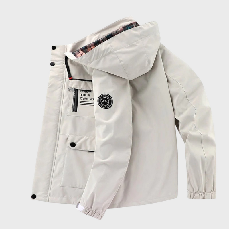 Warm Leisure Jacket for Men - Nicolas-White-S-State of Style