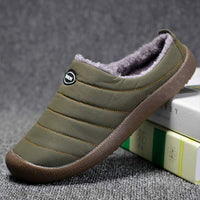Warm Lined Men's Slippers - Lars-Green-7-State of Style