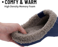Warm Lined Slippers - CosyStep-Light Grey-3.5-4 Women /2.5-3.5 Men-State of Style