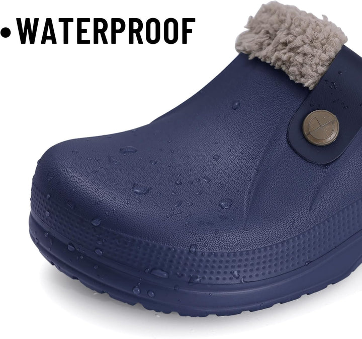 Warm Lined Slippers - CosyStep-Light Grey-3.5-4 Women /2.5-3.5 Men-State of Style