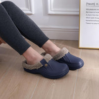 Warm Lined Slippers - CosyStep-Light Grey-3.5-4 Women /2.5-3.5 Men-State of Style