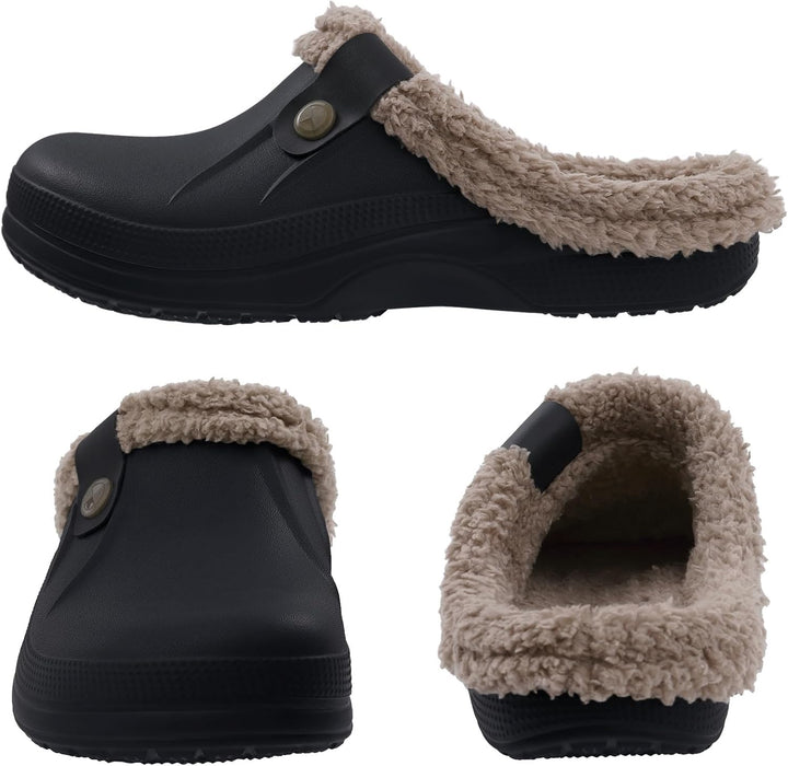 Warm Lined Slippers - CosyStep-Light Grey-3.5-4 Women /2.5-3.5 Men-State of Style