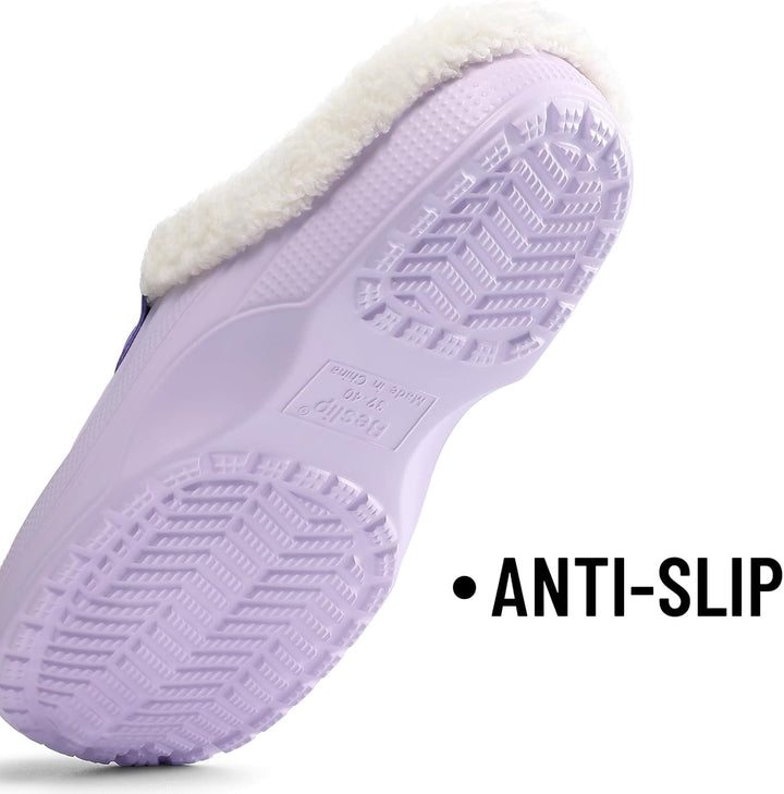Warm Lined Slippers - CosyStep-Light Grey-3.5-4 Women /2.5-3.5 Men-State of Style