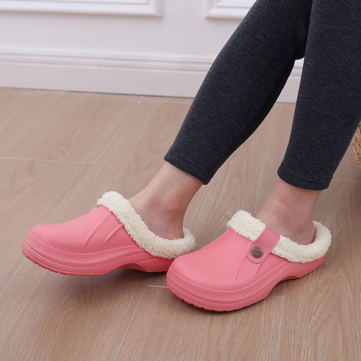 Warm Lined Slippers - CosyStep-Light Grey-3.5-4 Women /2.5-3.5 Men-State of Style