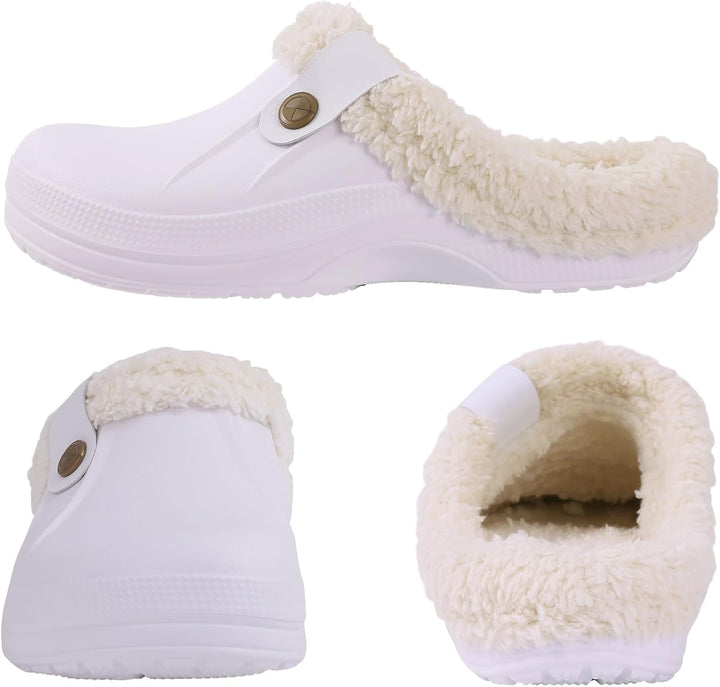 Warm Lined Slippers - CosyStep-Light Grey-3.5-4 Women /2.5-3.5 Men-State of Style