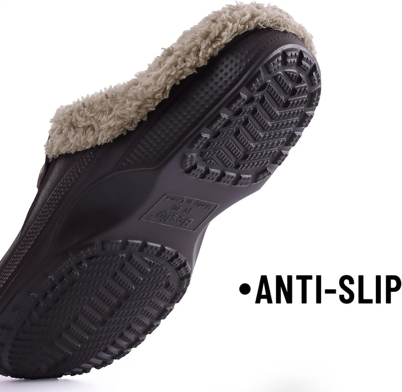 Warm Lined Slippers - CosyStep-Light Grey-3.5-4 Women /2.5-3.5 Men-State of Style