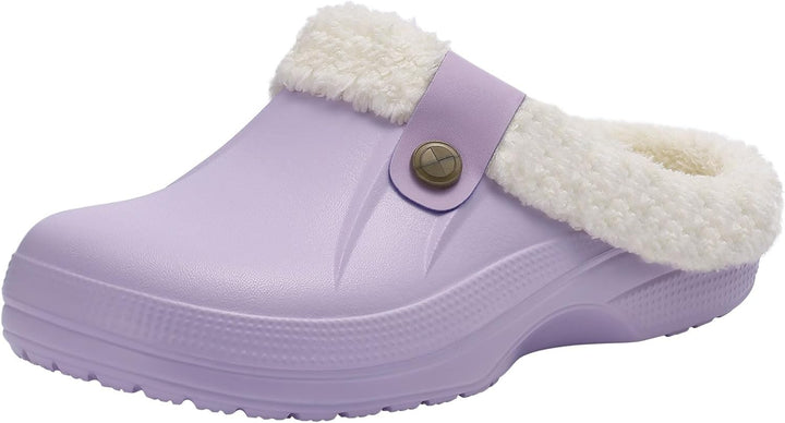 Warm Lined Slippers - CosyStep-Light Purple-3.5-4 Women /2.5-3.5 Men-State of Style
