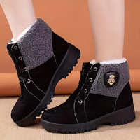 Warm Lined Winter Boots for Women - Sienna-Black-3-State of Style