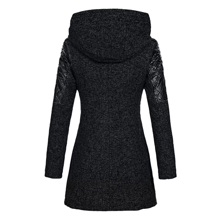 Warm Long Ladies Winter Coat - Aria-Dark Grey-S-State of Style