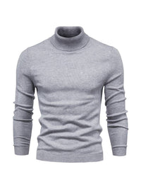 Warm Men's Turtleneck Sweater - Nordero-Grey-S-State of Style