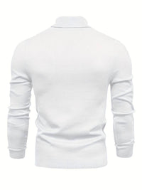 Warm Men's Turtleneck Sweater - Nordero-Light Blue-S-State of Style