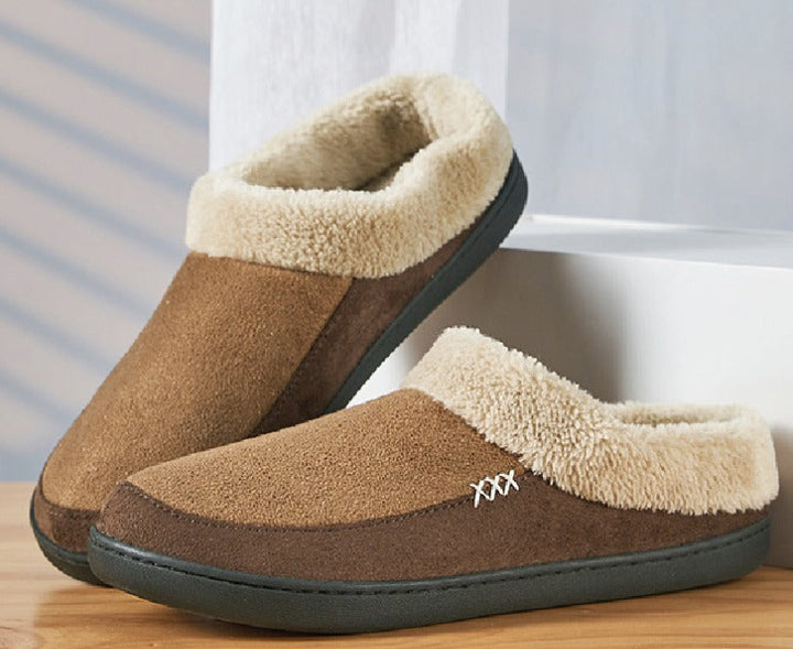 Warm Men's Winter Slippers - Lars-Brown-7-7.5-State of Style