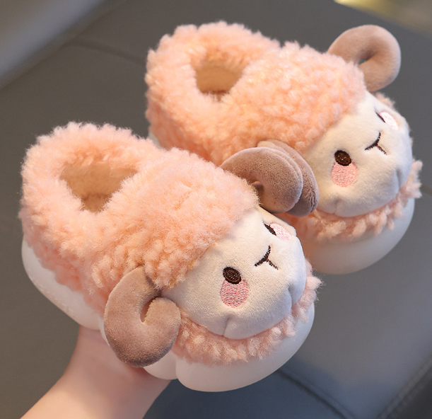 Warm non-slip slippers for toddlers – make every step soft-Pink-5-6 (13cm)-State of Style