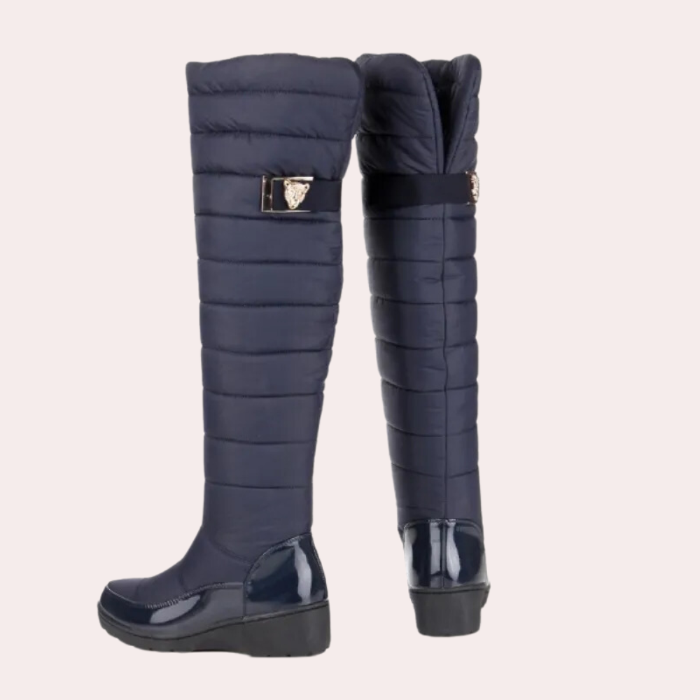 Warm Over-the-Knee Boots with Timeless Style - Sofia-Black-4-State of Style