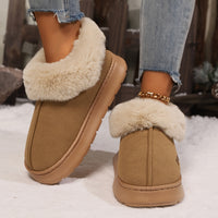 Warm Plush Ladies Slippers with Non-Slip Sole - Sienna-Dark Brown-5-State of Style