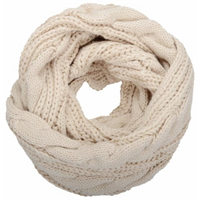 Warm Ribbed Knitted Winter Scarf - Davina-Khaki-State of Style