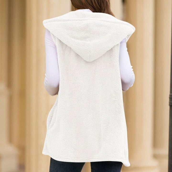 Warm Sleeveless Fleece Jacket | Comfortable & Versatile-Brown-S-State of Style