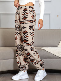 Warm Sweatpants with Aztec Print - Amira-S-State of Style