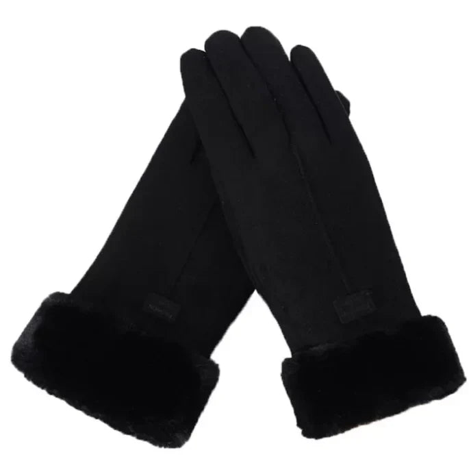 Warm Sweden Ladies' Gloves - VelvTouch-Black-1-State of Style