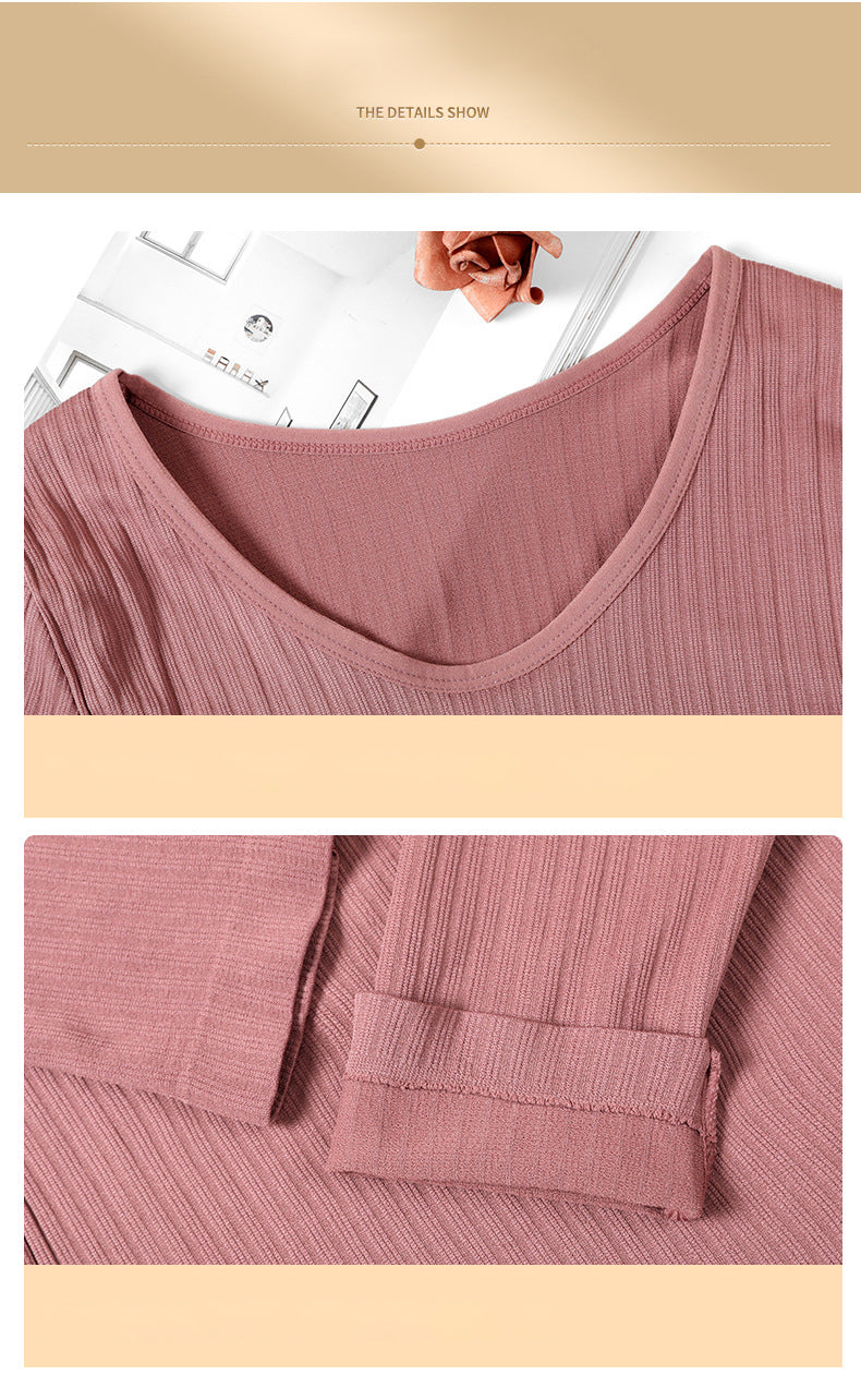 WARM THERMAL UNDERWEAR SET - SHAPING THERMAL CLOTHING FOR WOMEN-1 Set Silver-State of Style