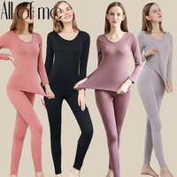 WARM THERMAL UNDERWEAR SET - SHAPING THERMAL CLOTHING FOR WOMEN-1 Set Silver-State of Style