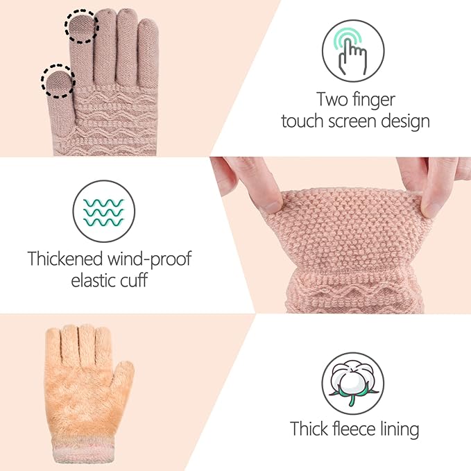 Warm Touchscreen Gloves – PolarTouch-Black-State of Style
