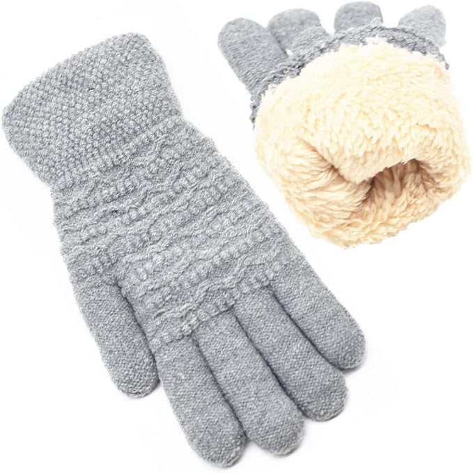 Warm Touchscreen Gloves – PolarTouch-Grey-State of Style